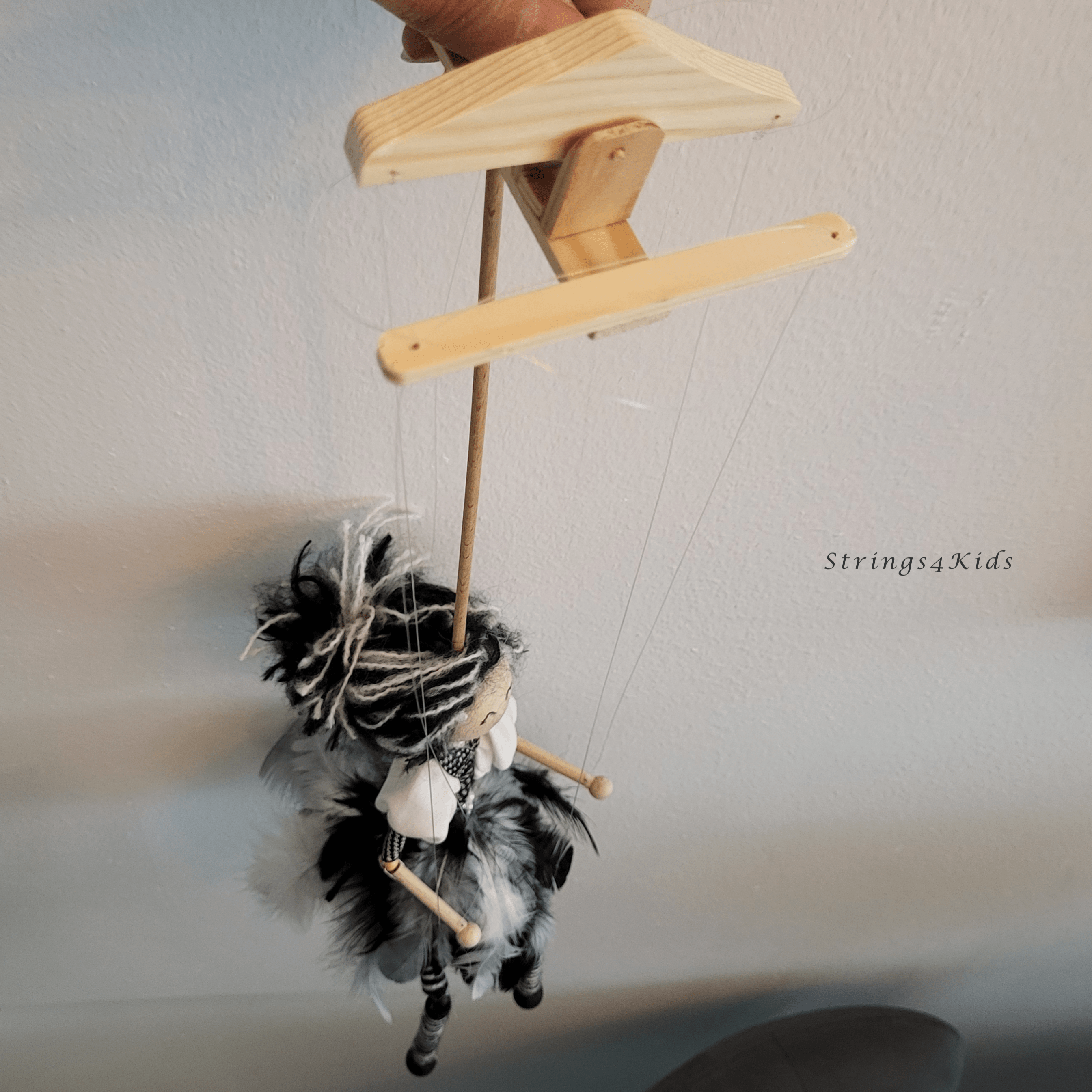 Zwart-Wit Feetje Marionette - Afbeelding 10
